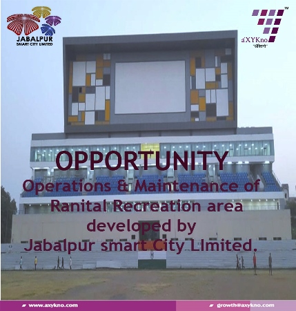  Jabalpur Smart City(JSCL) invites Request for proposal(RFPs)
for selection of Concessionaire for Operation & maintenance of
Multi Sports Complex on PPP mode.